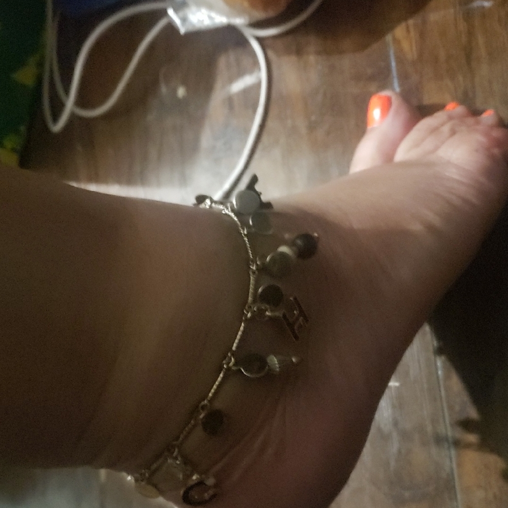 Silver Charm Anklet